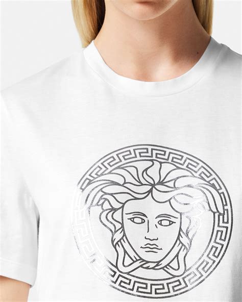 versace medusa t-shirt women's|Versace Medusa shirt men's uk.